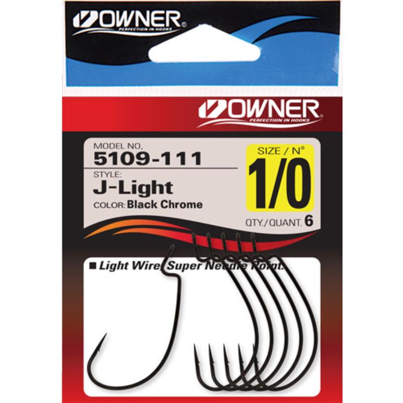 Owner 5109 | J-LIGHT WORM HOOK