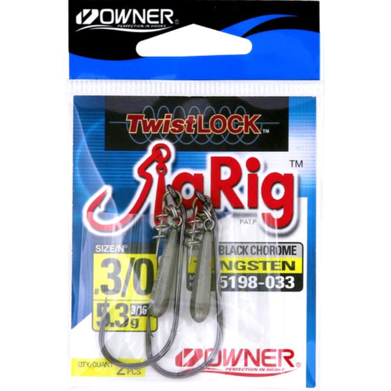 Owner 5198 | TWISTLOCK JIG RIG w/TUNGSTEN SINKER