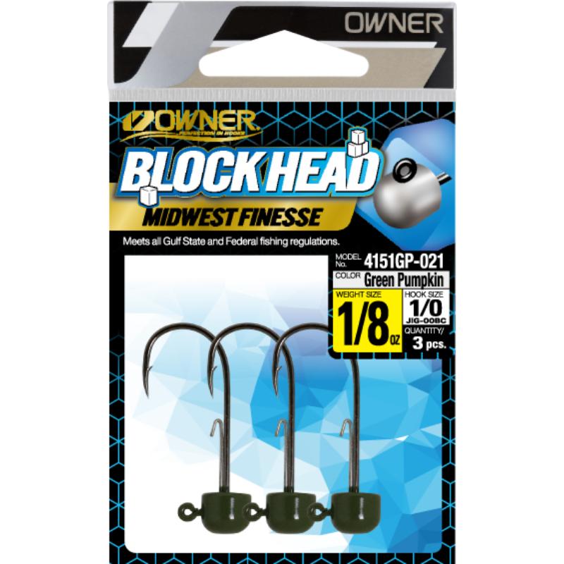 Owner 4151GP | BLOCK HEAD Green Pumpkin