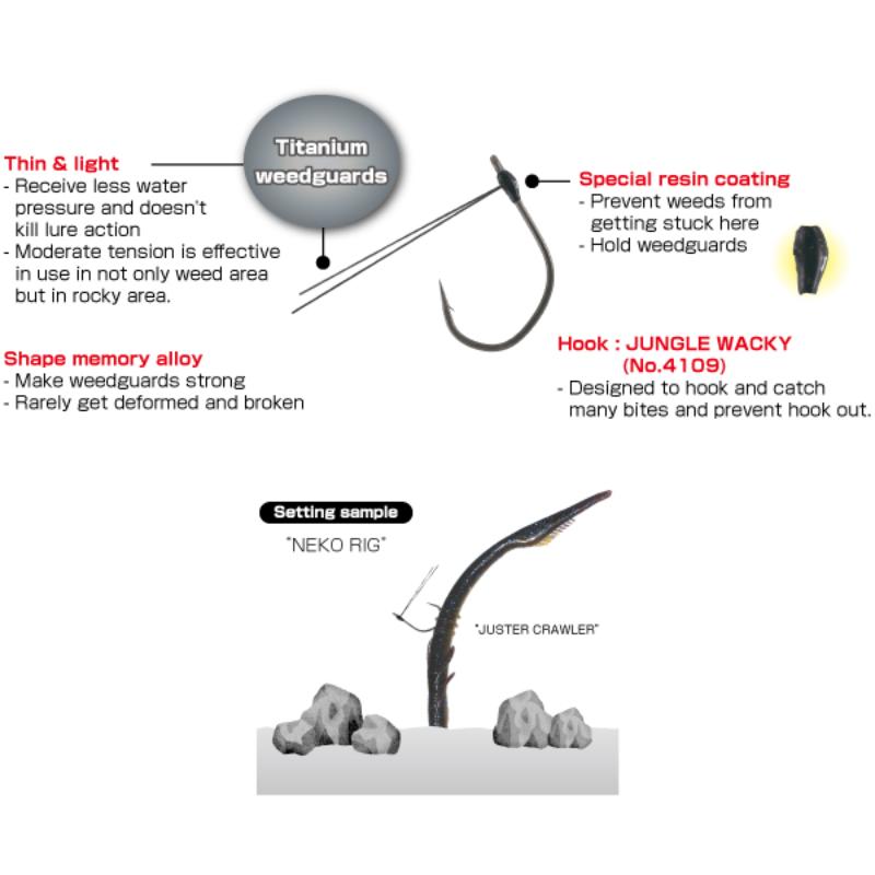 Owner 4109 | JUNGLE WACKY WEEDLESS