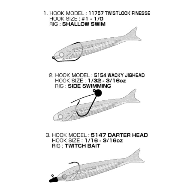 Owner WOUNDED MINNOW 3.5'' - 9cm