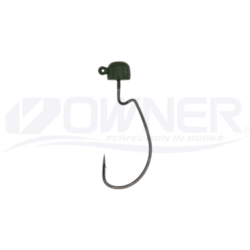 Owner 4155GP | BLOCK HEAD OFFSET Green Pumpkin
