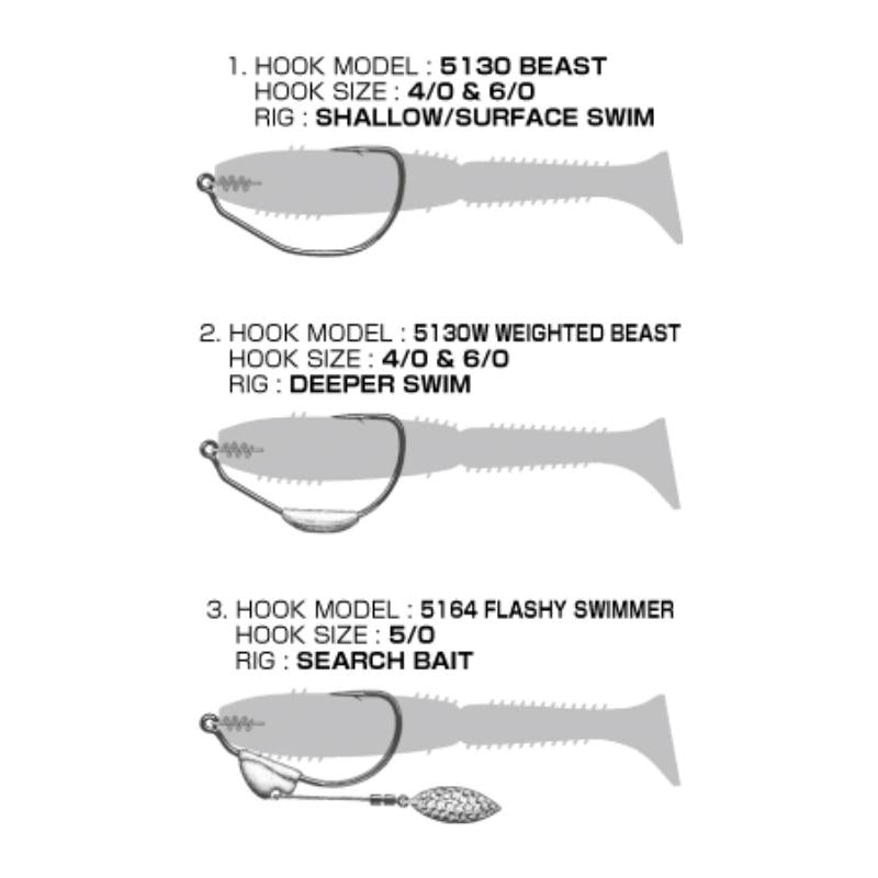 Owner RIBEYE SWIMBAIT 5.5” - 140cm