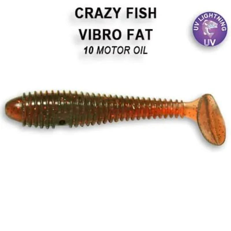 Crazy Fish Vibro Fat 7.1cm pack de 5 unidades