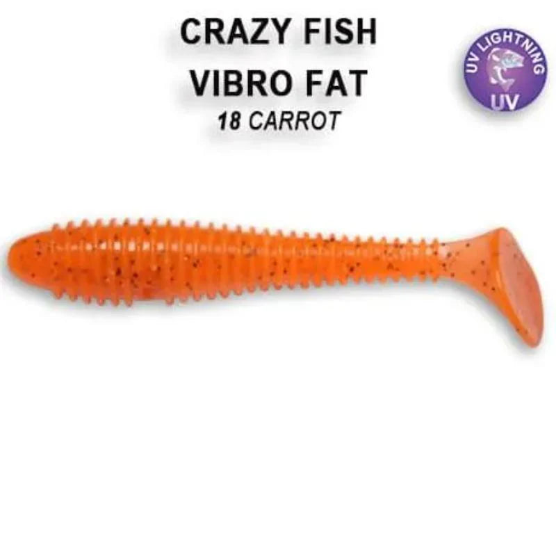 Crazy Fish Vibro Fat 7.1cm pack de 5 unidades