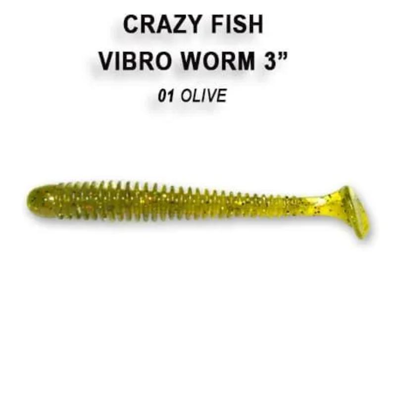 Vibro Worm 7.5cm 11-75-1-6 Scent de Lula - 5 unidades