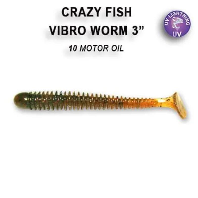 Vibro Worm 7.5cm 11-75-10-6 Scent de Lula - 5 unidades