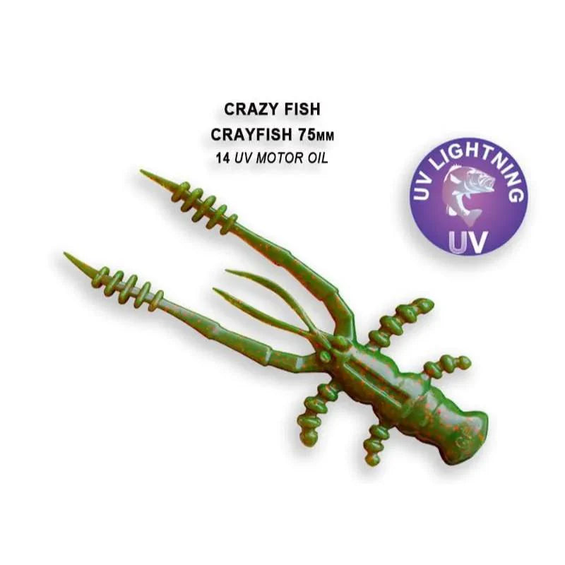Crazy Fish Crayfish de 7.5cm pack de 7 unidades