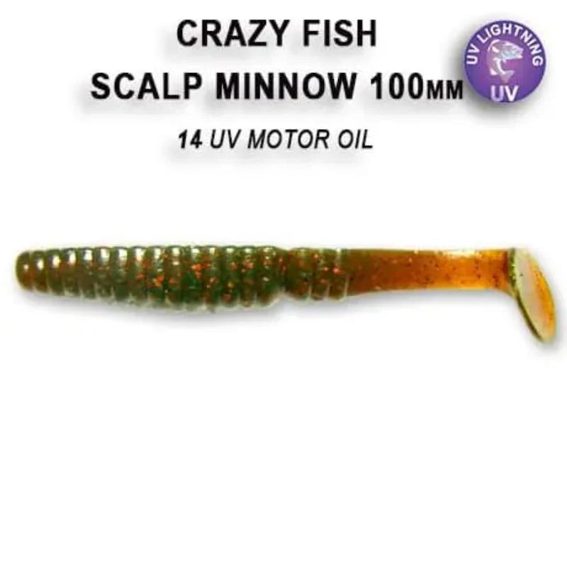 Crazy Fish Scalp Minnow 10cm pack de 4 unidades