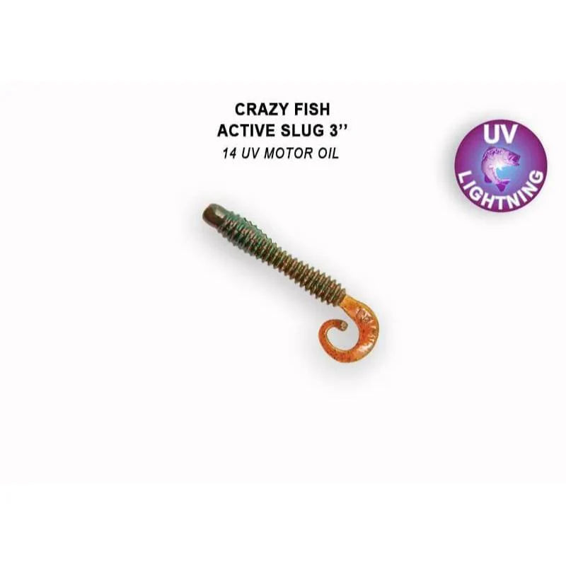 Crazy Fish Active slug 7cm pack de 8 unidades