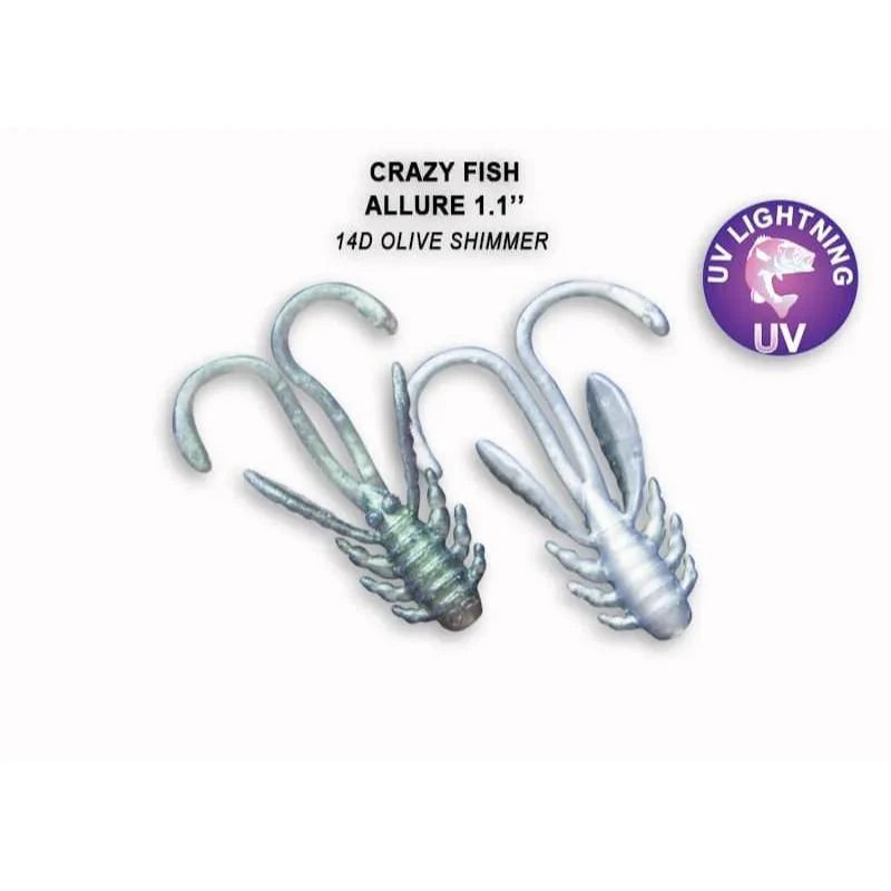 Crazy Fish Allure 2.7cm pack de 10 unidades