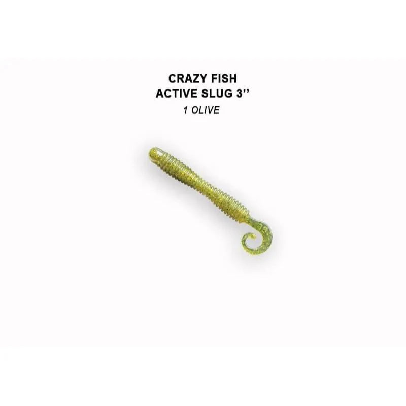 Crazy Fish Active slug 7cm pack de 8 unidades