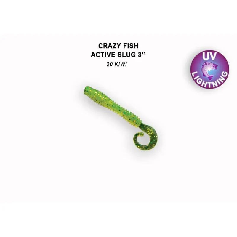 Crazy Fish Active slug 7cm pack de 8 unidades