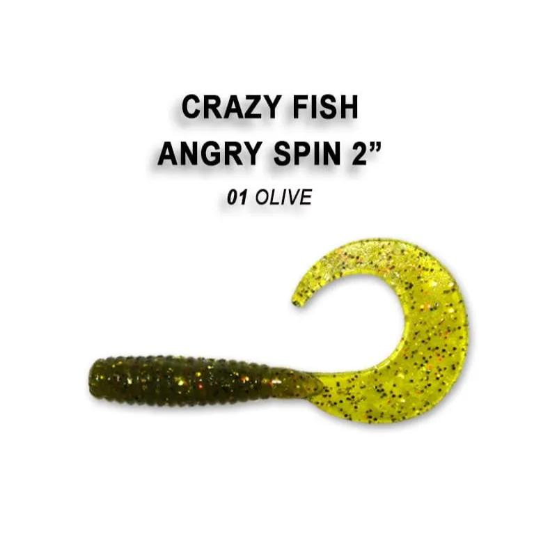 Angry Spin 4.5cm 21-45-1-6 Scent de Lula - 8 unidades