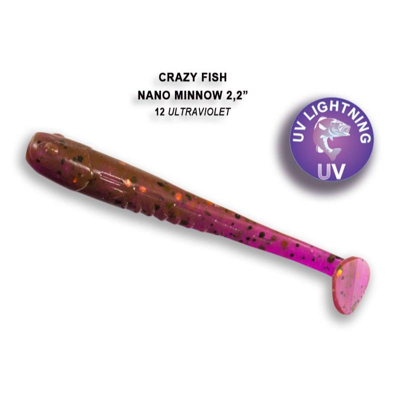 Nano Minnow 5.5cm 22-55-12-6 Scent de Lula 8 unidades