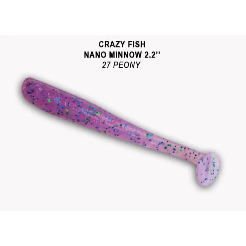 Crazy Fish Nano Minnow 5.5cm pack de 8 unidades