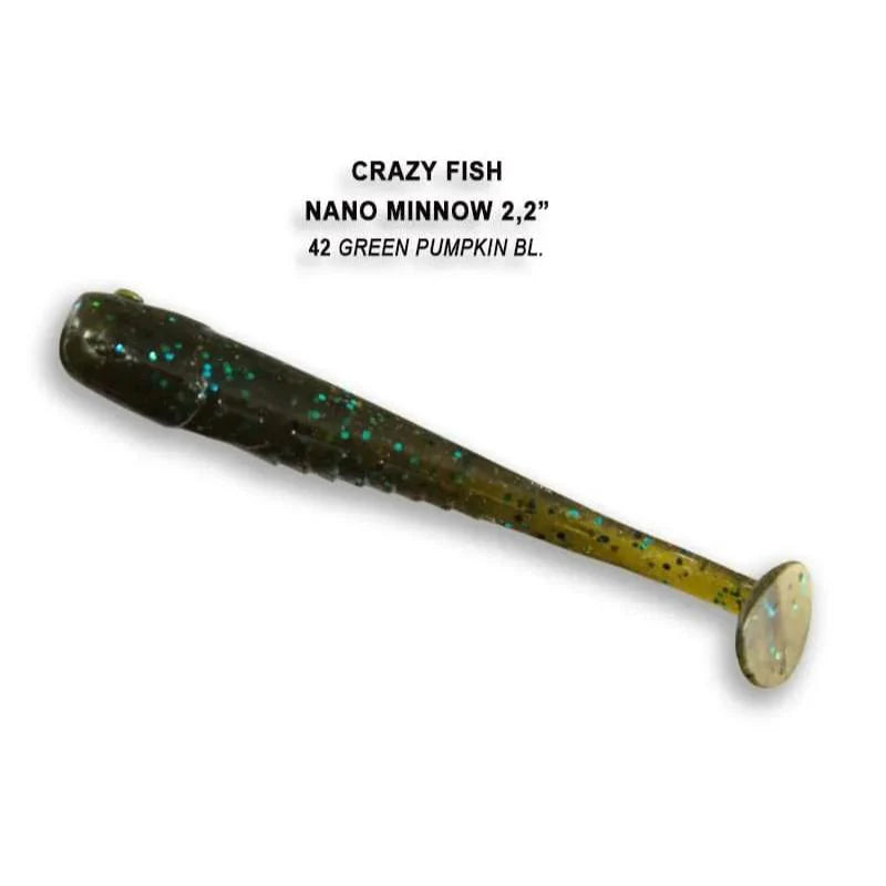 Crazy Fish Nano Minnow 5.5cm pack de 8 unidades