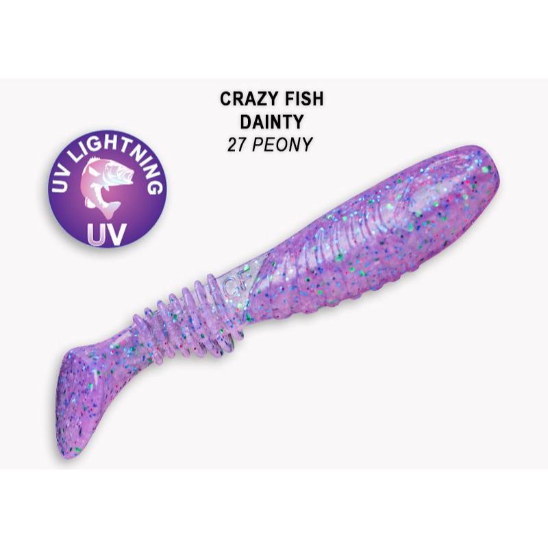 Crazy Fish Dainty 8.5cm 25-85-27-6 Scent de Lula - 6 unidades