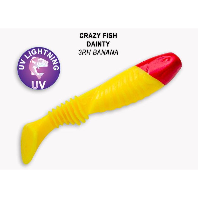 Crazy Fish Dainty 8.5cm 25-85-3RH-6 Scent de Lula - 6 unidades