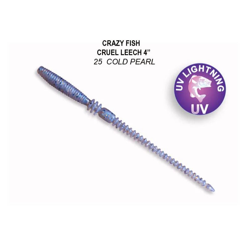 Crazy Fish Cruel Leech 10cm pack de 12 unidades