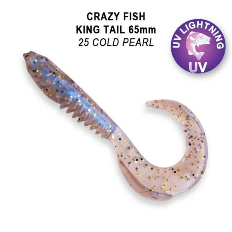 Crazy Fish King Tail 6.5cm pack de 6 unidades
