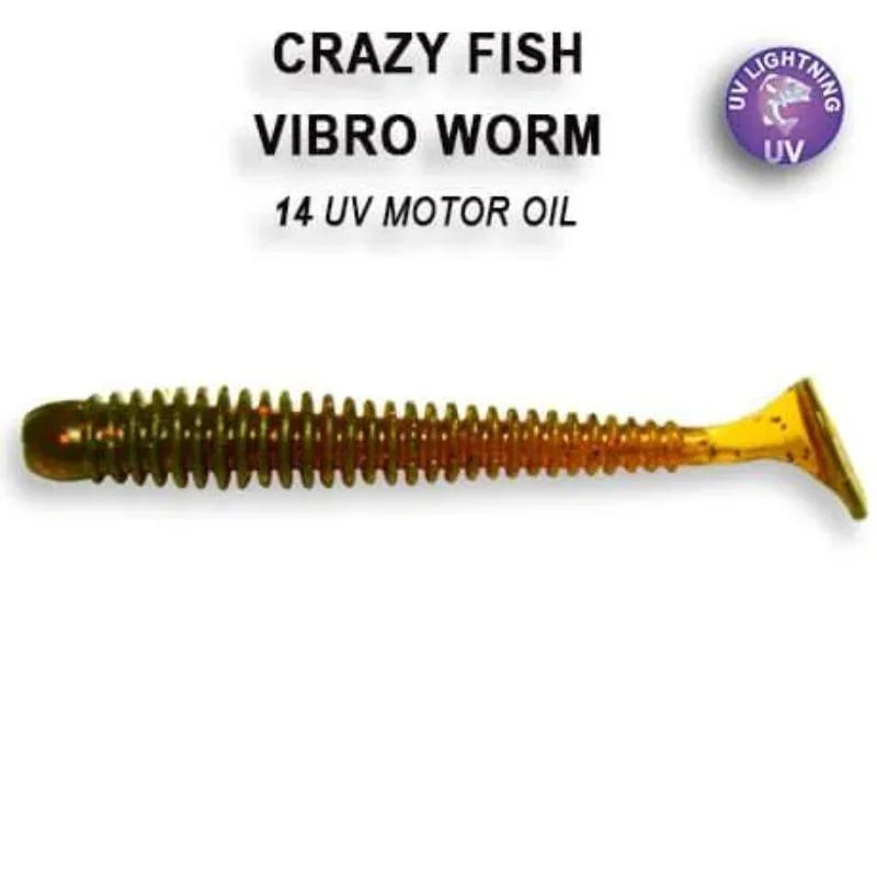 Crazy Fish Vibro Worm 5cm pack de 8 unidades