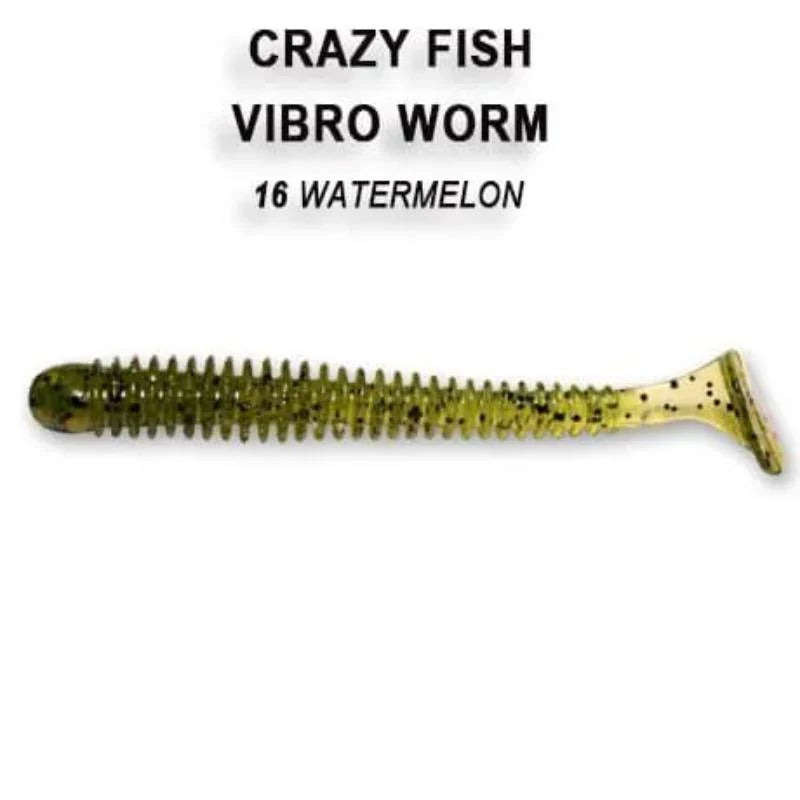 Crazy Fish Vibro Worm 5cm pack de 8 unidades