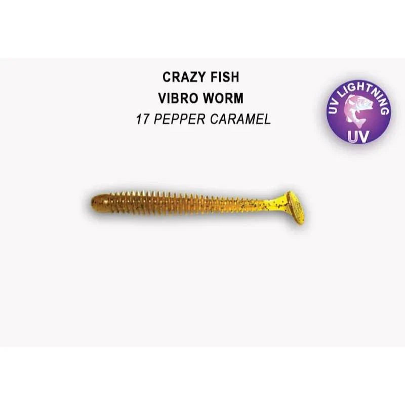 Crazy Fish Vibro Worm 5cm pack de 8 unidades