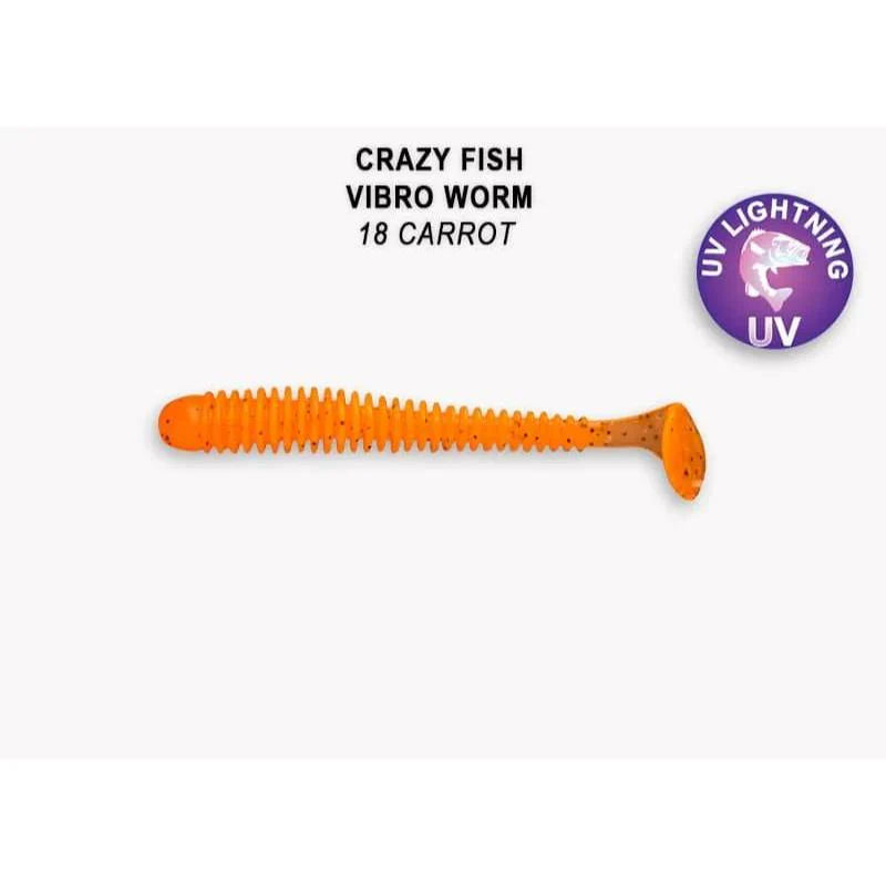 Crazy Fish Vibro Worm 5cm pack de 8 unidades