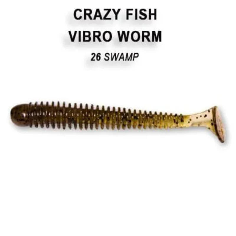 Crazy Fish Vibro Worm 5cm pack de 8 unidades