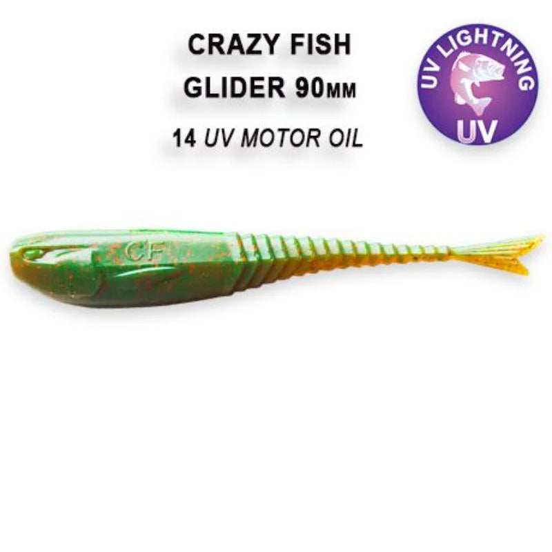 Crazy Fish Glider 9cm pack de 8 unidades