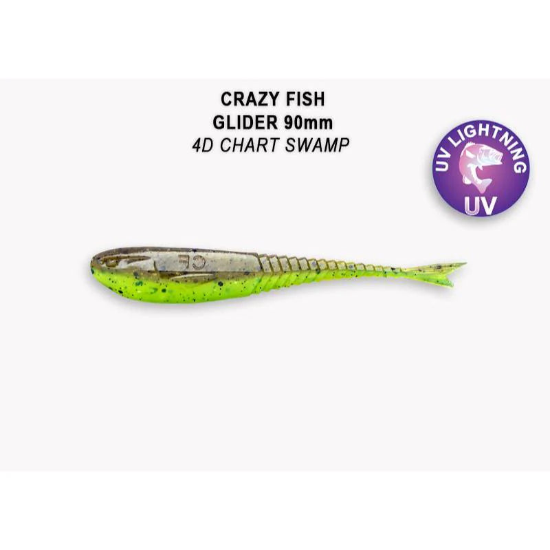 Crazy Fish Glider 9cm pack de 8 unidades