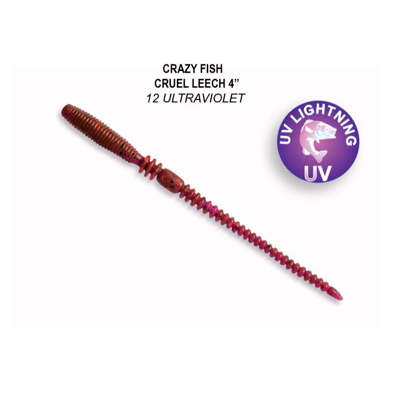 Cruel Leech 10cm 41-100-12-6 Scent de Lula - 7 unidades