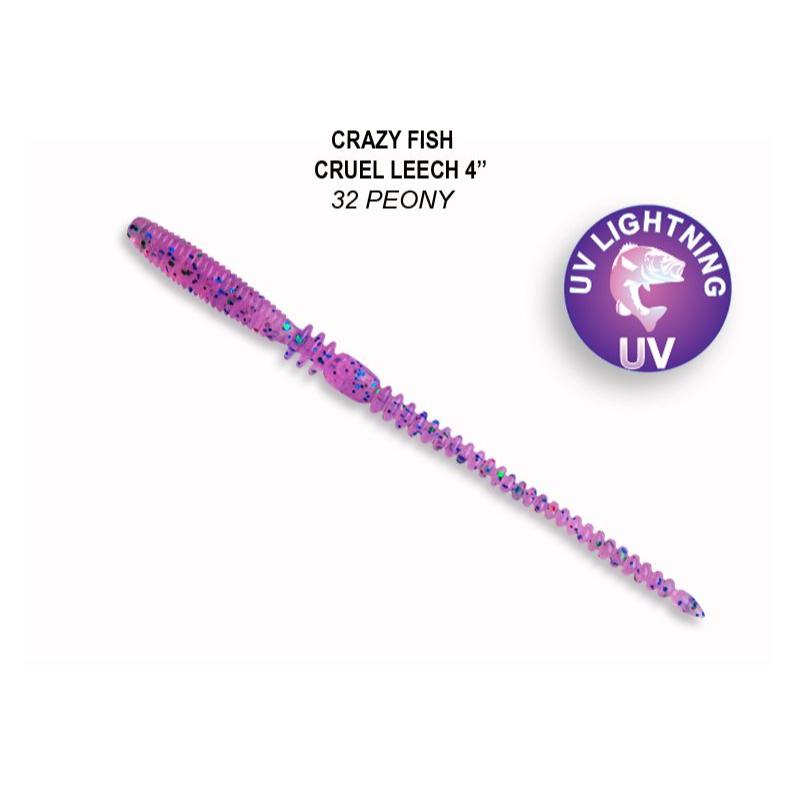 Cruel Leech 10cm 41-100-27-6 Scent de Lula - 7 unidades
