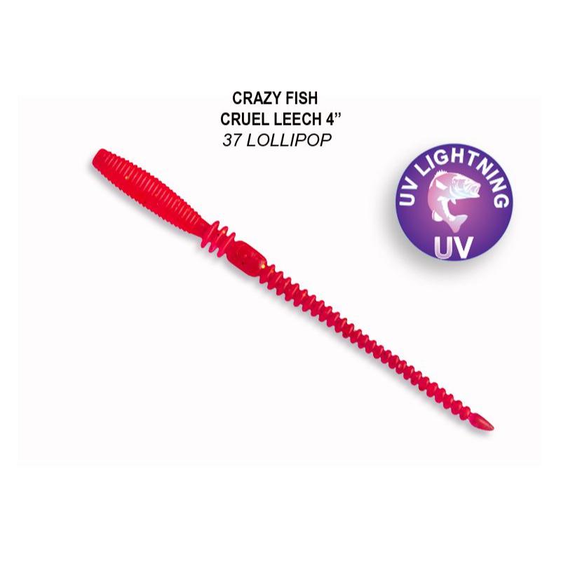 Cruel Leech 10cm 41-100-37-6 Scent de Lula - 7 unidades