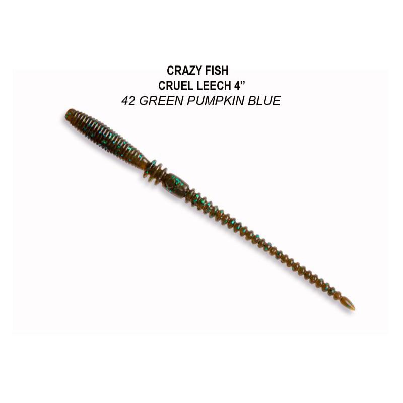 Cruel Leech 10cm 41-100-42-6 Scent de Lula - 7 unidades