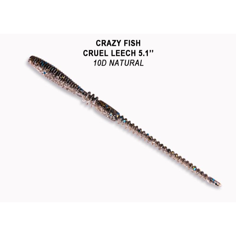 Cruel Leech 13cm 41-130-10D-6 Scent de Lula - 10 unidades