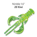 Vinil Crazy Fish Nimble 4cm (Pack x9)