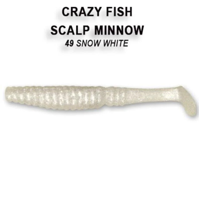 Crazy Fish Scalp Minnow 8cm pack de 5 unidades