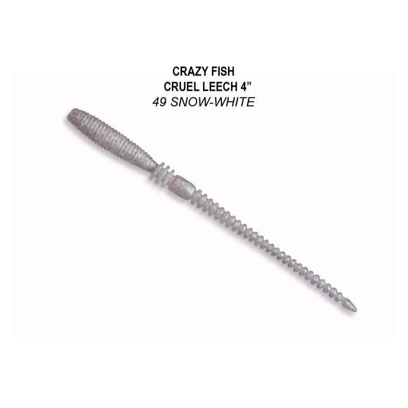 Crazy Fish Cruel Leech 10cm pack de 12 unidades