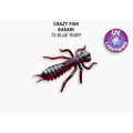 Crazy Fish Kasari 4cm Scent de Lula e Camarão Pack de 6 unidades