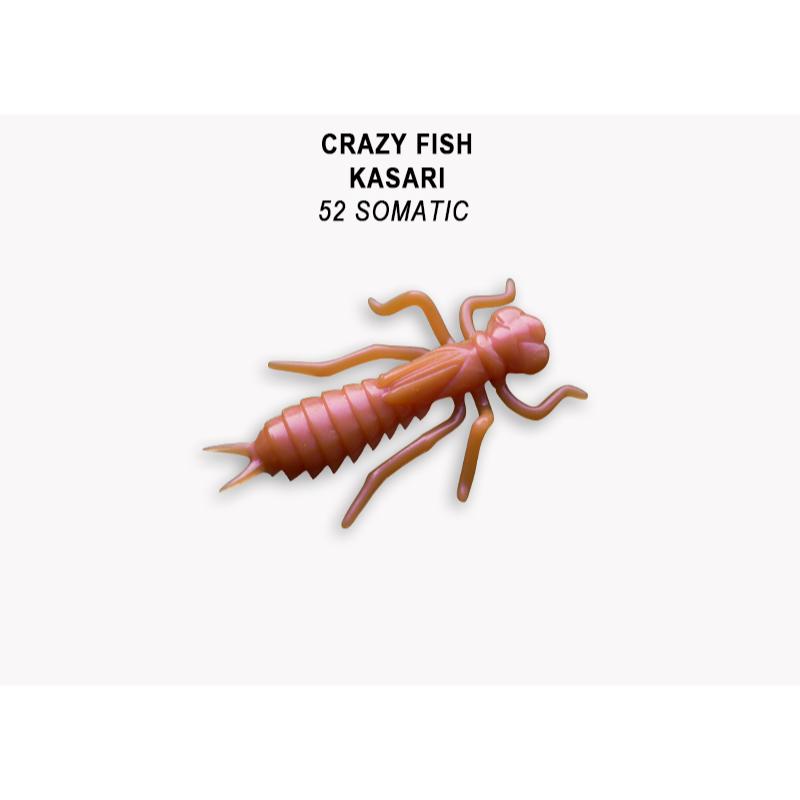 Crazy Fish Kasari 2.7cm Scent de Lula e Camarão Pack de 8 unidades