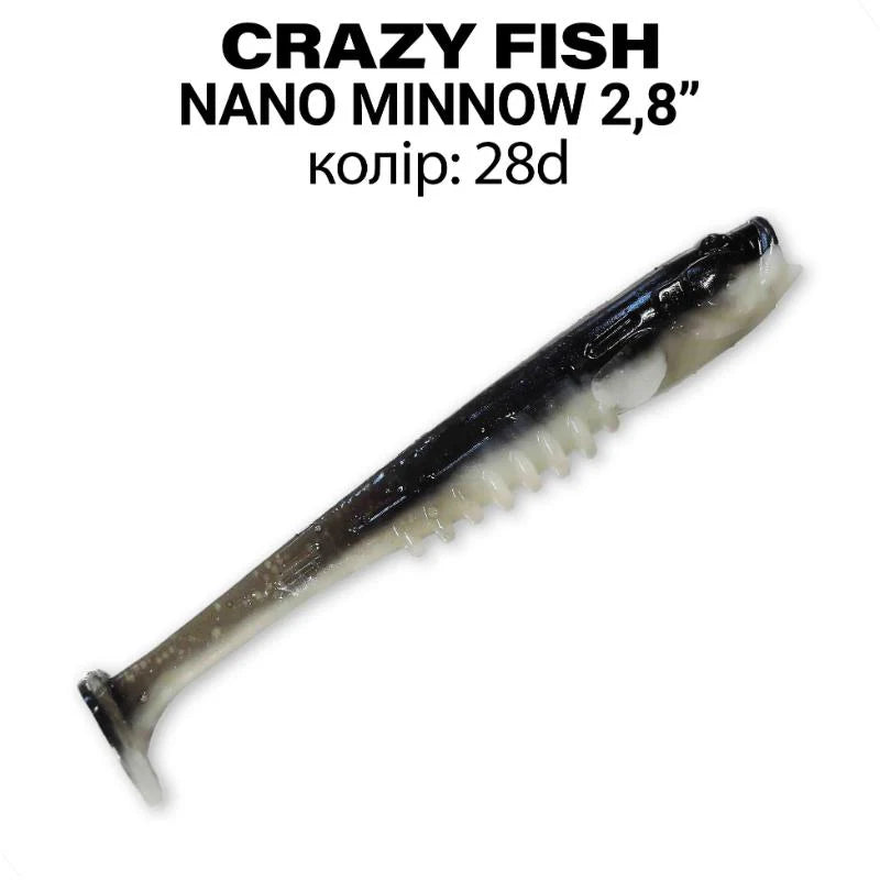 Crazy Fish Nano Minnow 7cm pack de 5 unidades