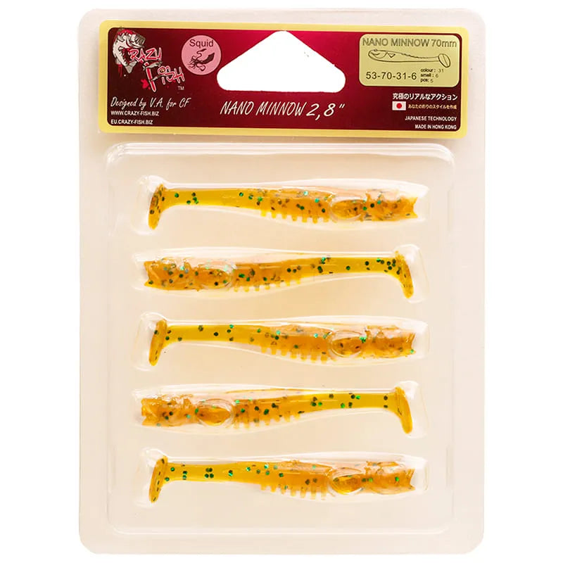 Nano Minnow 7cm 53-70-31-6 Scent de Lula 5 unidades