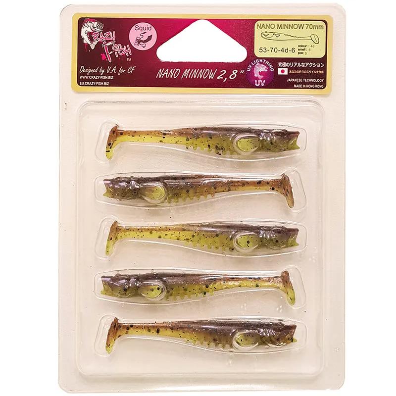 Nano Minnow 7cm 53-70-4D-7 Scent de Lula e Camarão 5 unidades