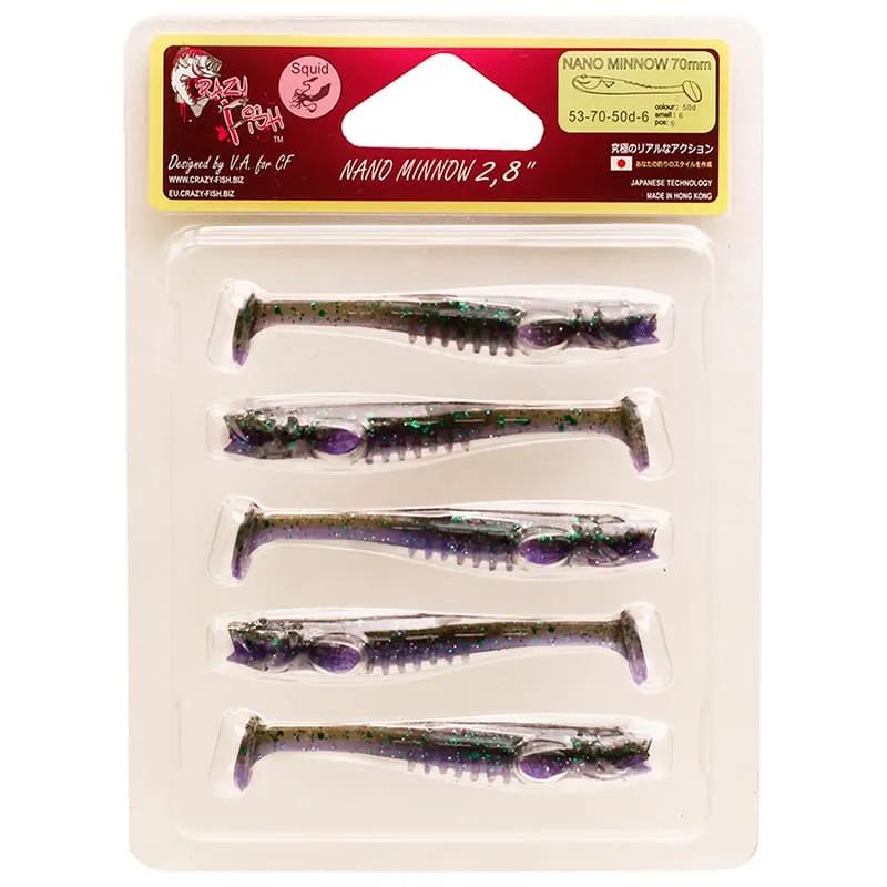 Nano Minnow 7cm 53-70-50D-6 Scent de Lula 5 unidades