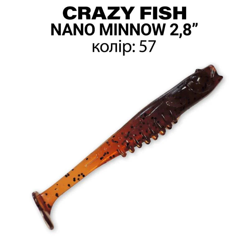 Crazy Fish Nano Minnow 7cm pack de 5 unidades