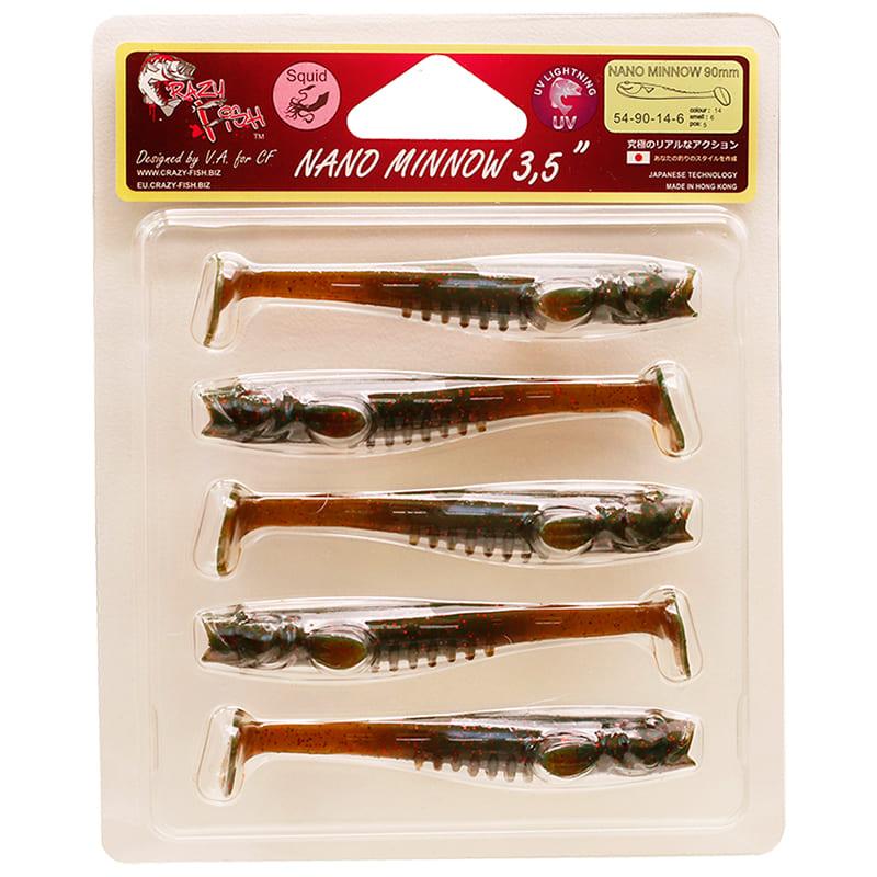 Nano Minnow 9cm 54-90-14-6 Scent de Lula 5 unidades