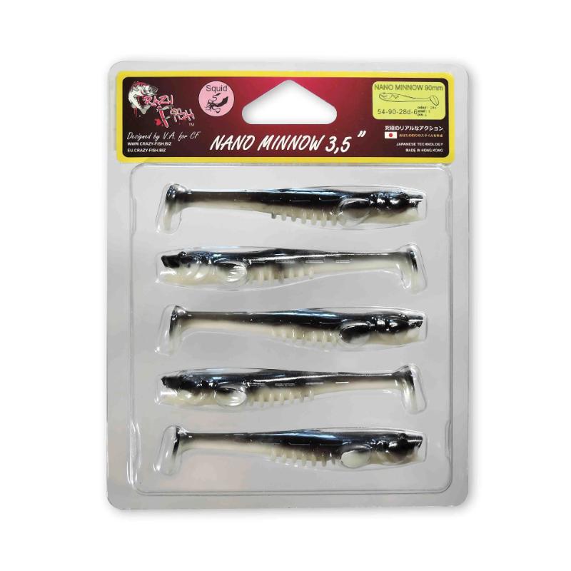 Nano Minnow 9cm 54-90-28D-6 Scent de Lula 5 unidades