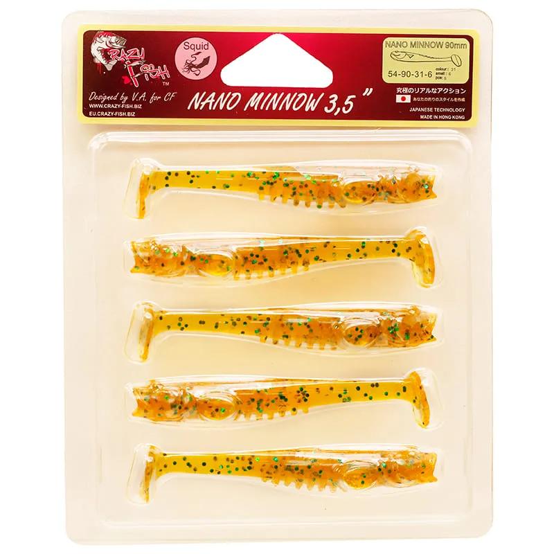 Nano Minnow 9cm 54-90-31-6 Scent de Lula 5 unidades